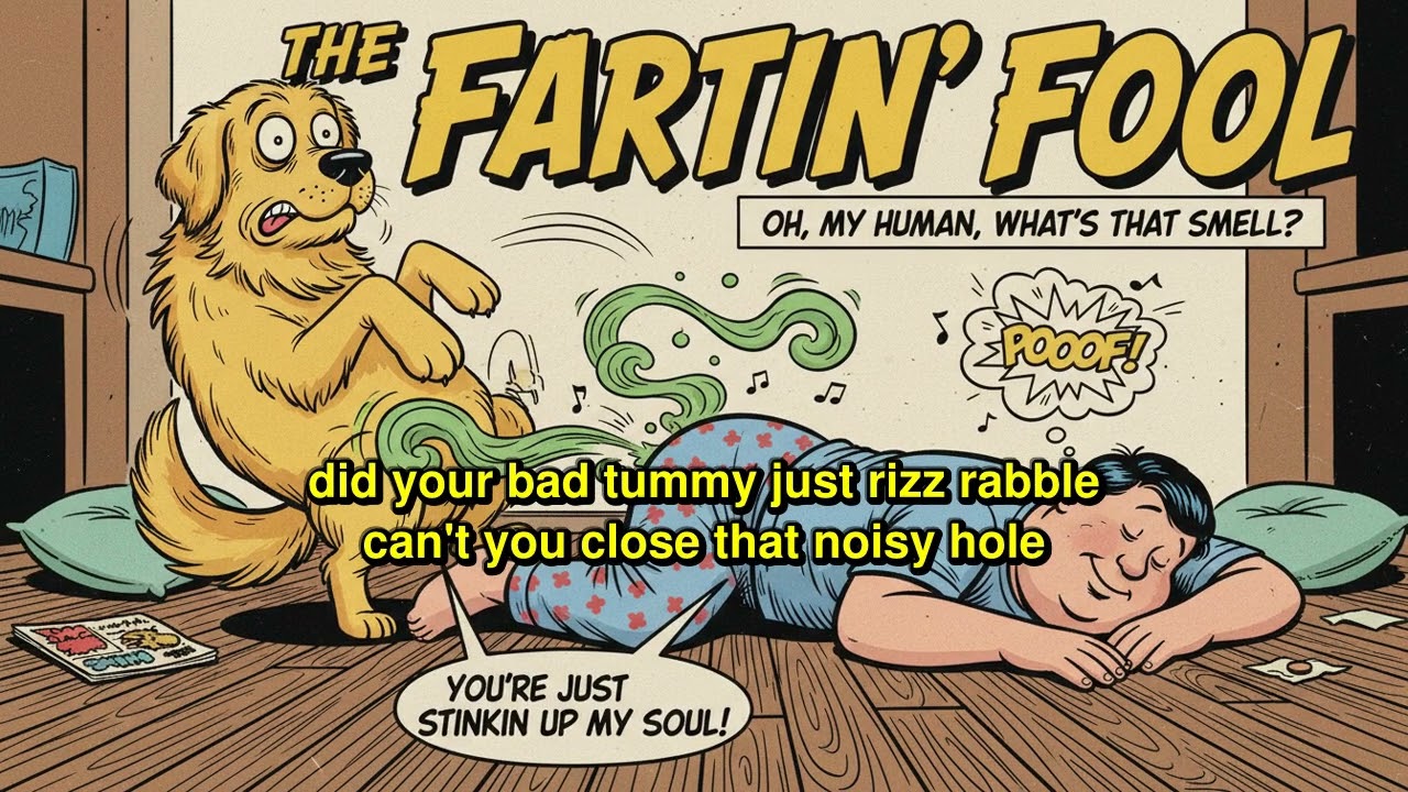 The Fartin' Fool#funny #cats #dogs #funnyanimals #music #pets