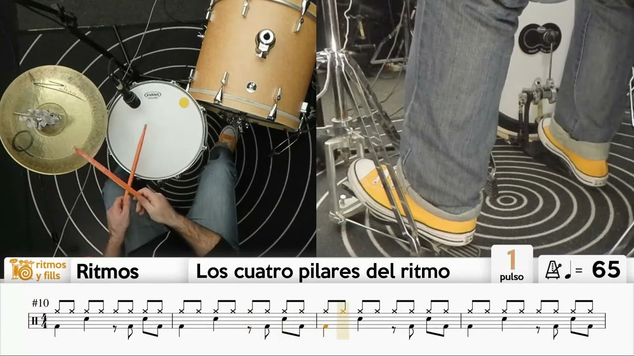 Ritmos - Lección 05 - Los cuatro pilares de un ritmo - Ejercicios para practicar
