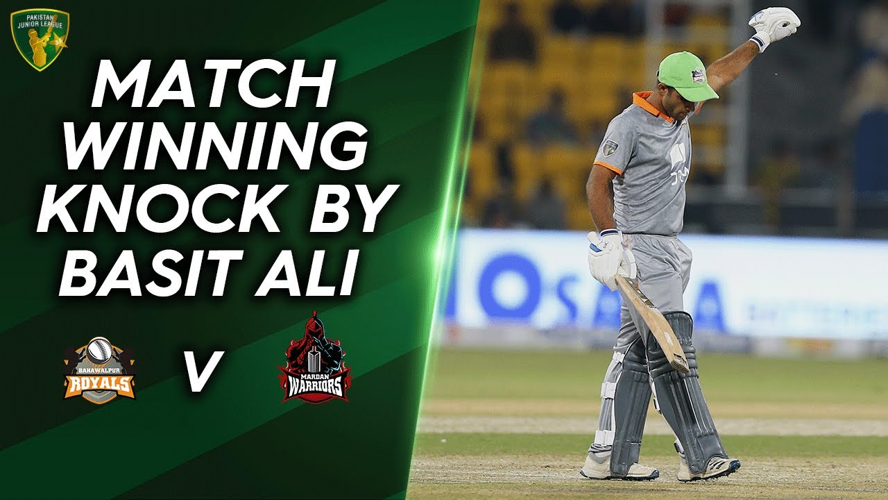 Match Winning Knock By Basit Ali | Bahawalpur Royals vs Mardan Warriors | Match 18 | PJL | MV2T
