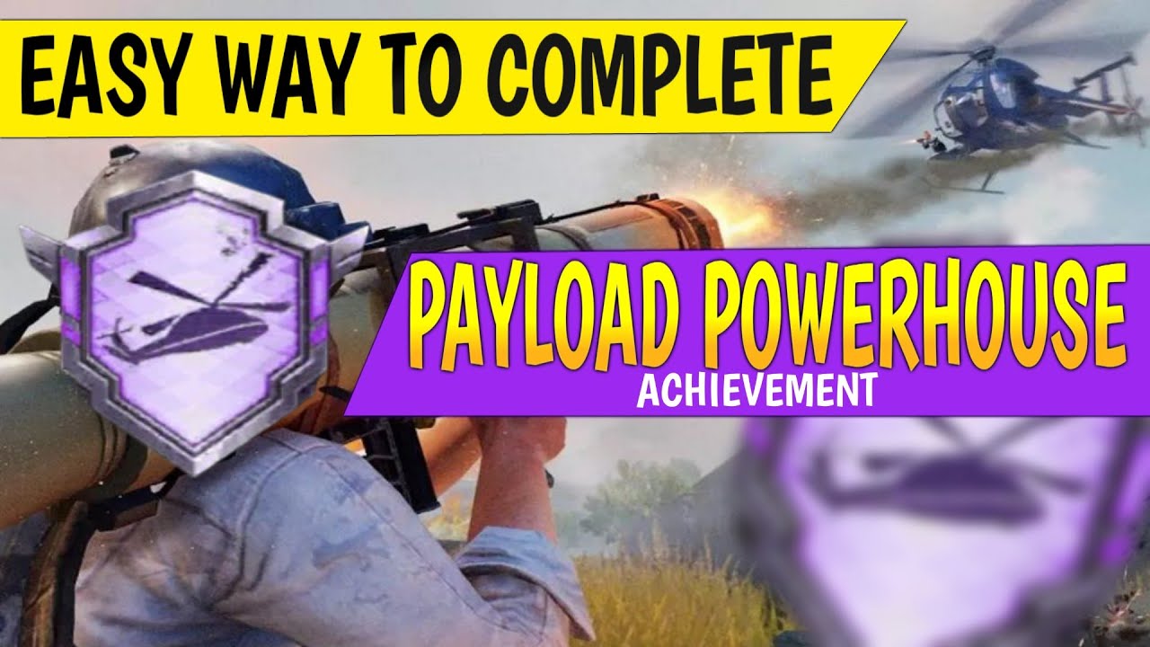 Complete PAYLOAD POWERHOUSE Achievement in 1st Match😍|payload powerhouse achievement