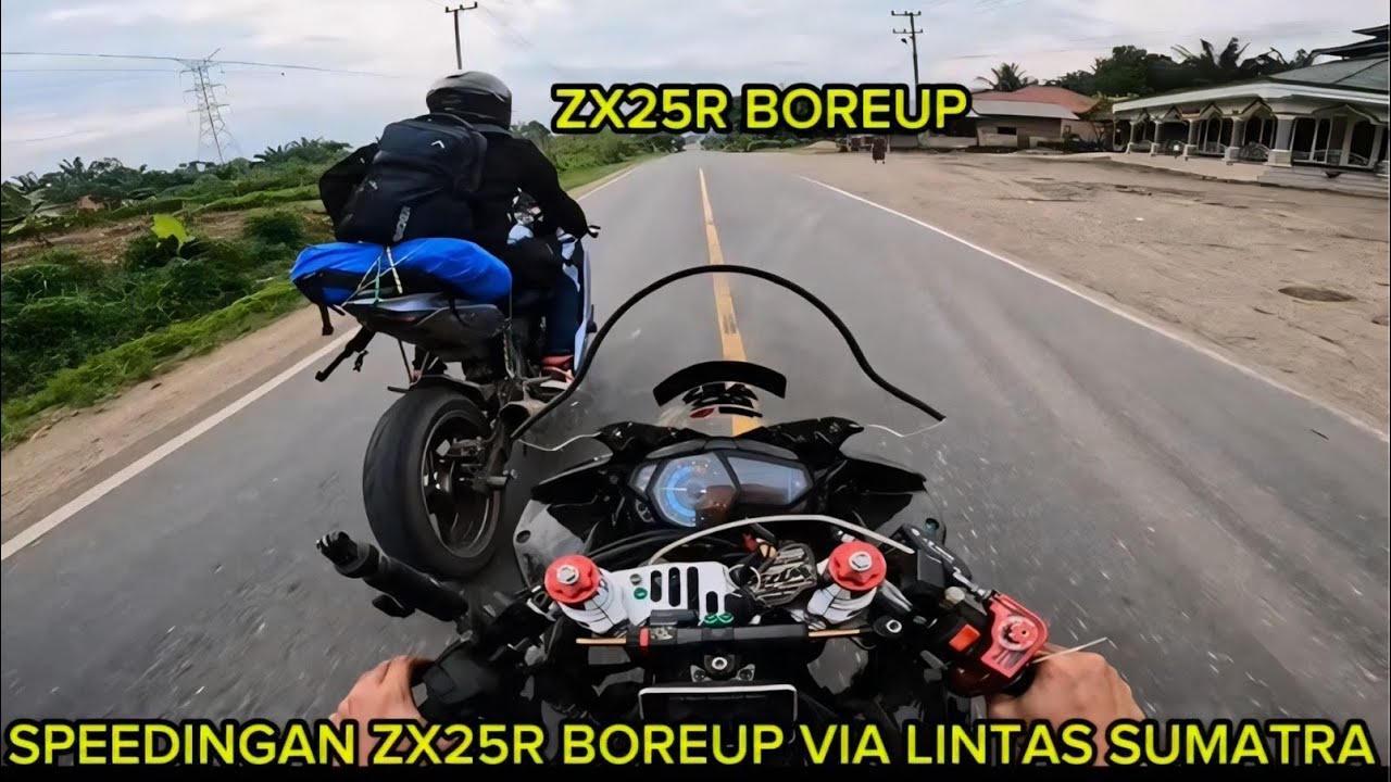 KAWASAKI ZX25R DAN YAMAHA R25 COBA TES LINTAS SUMATRA