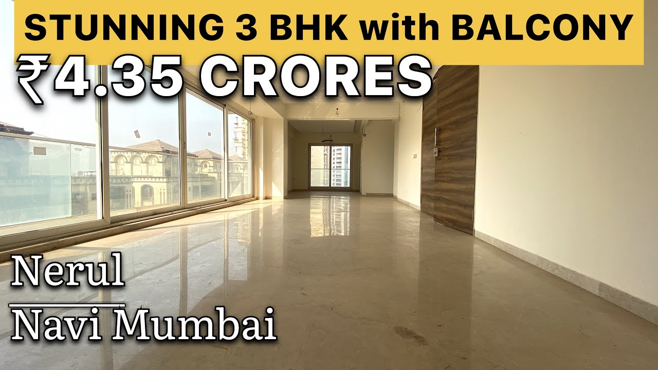 Stunning 3 BHK flat for sale in Nerul,Navi Mumbai