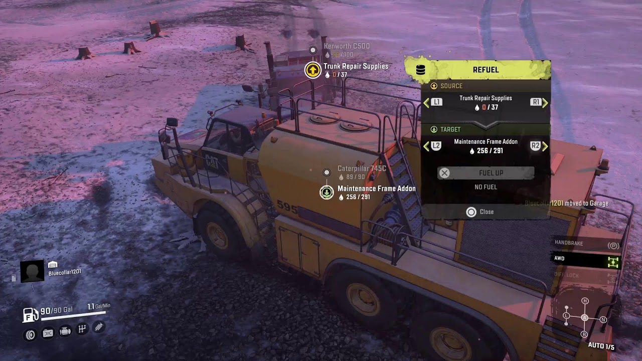 Snowrunner with my bestie