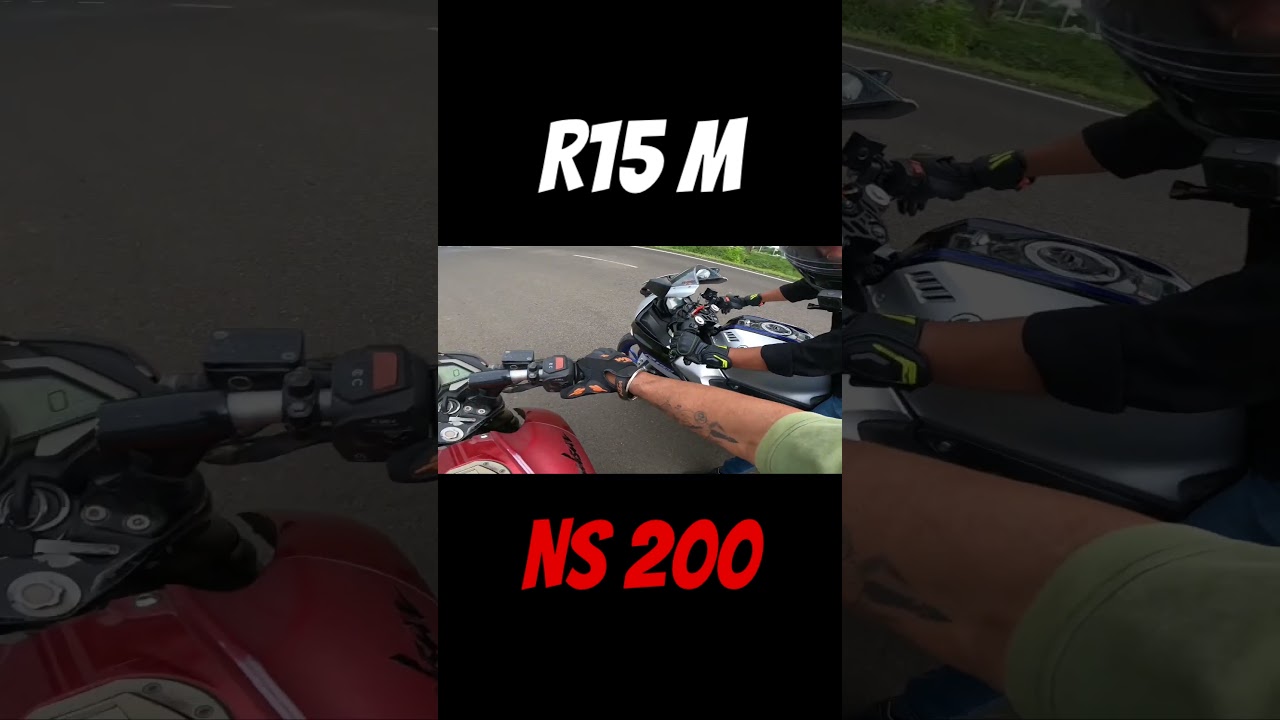 R15 M Vs Ns 200 Top End Race