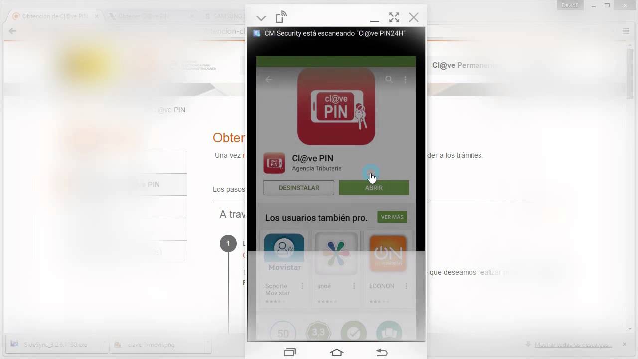 Tutorial Instalación y uso de clave (cl@ve  Pin y cl@ve Permanente): Administración Electrónica