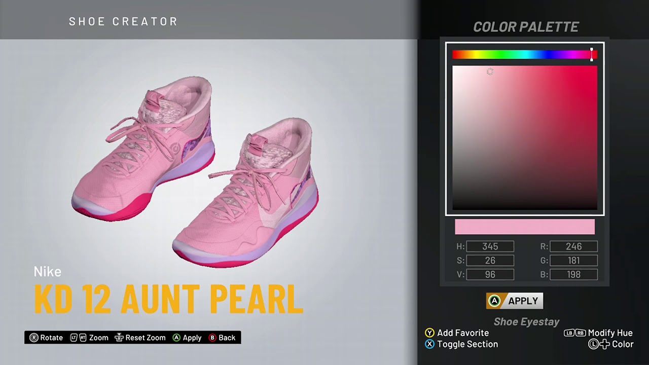 NBA 2K20 Shoe Creator - Nike KD 12 