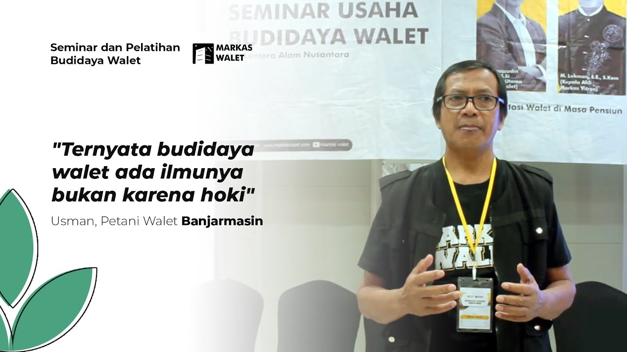 SEMINAR SUKSES BUDIDAYA WALET INDONESIA | TOUR BANJARMASIN 2023