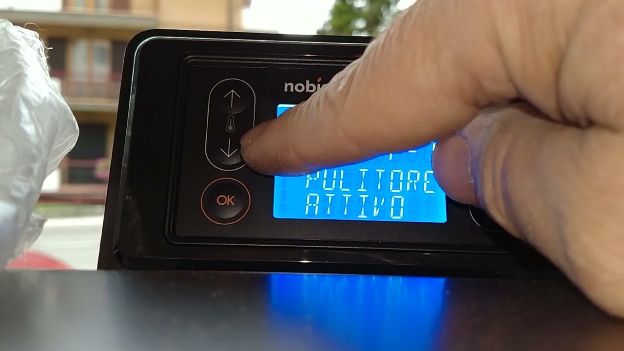 Stufa Nobis con display comandi BASE - video nr.1