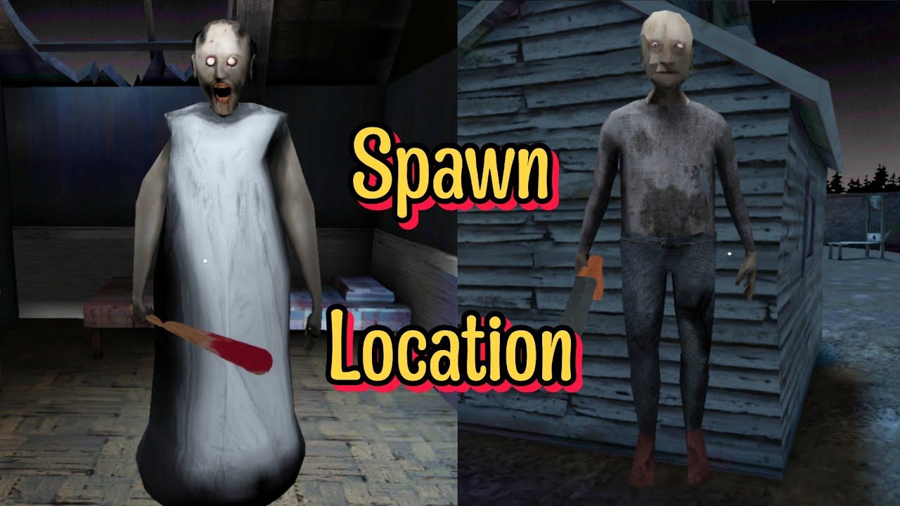 Spawn location of Granny and Grandpa in Granny 3 Version 1.1.2