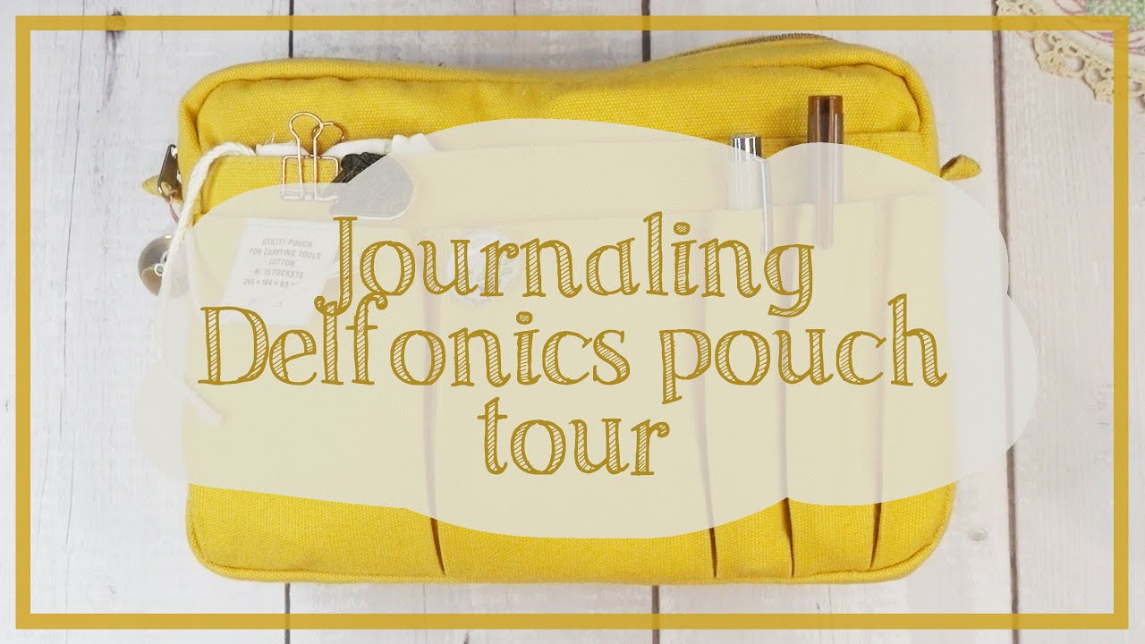 WHAT'S IN MY DELFONICS TN POUCH? || My essential Traveler's Notebook journaling supplies