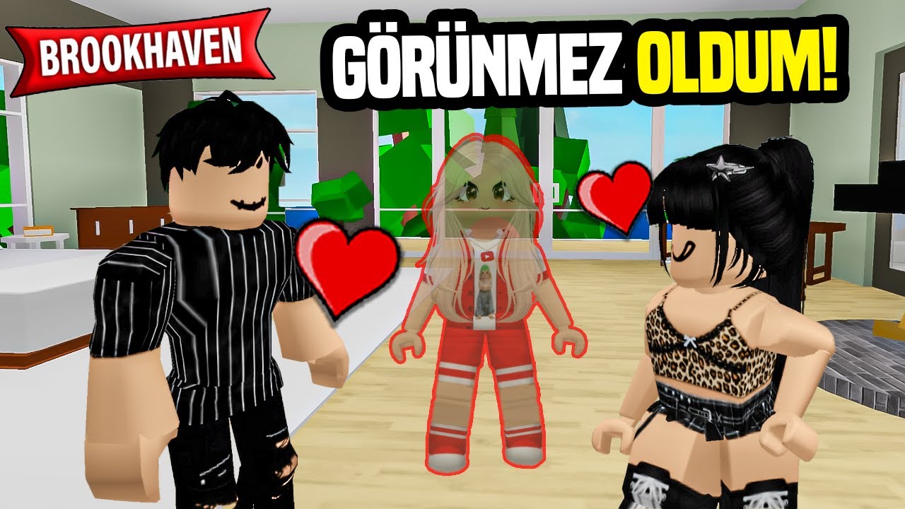 GÖRÜNMEZ OLUP EVLERİ GÖZETLEDİM ( ÇAPKIN ADAM ) ROBLOX BROOKHAVEN🏡RP
