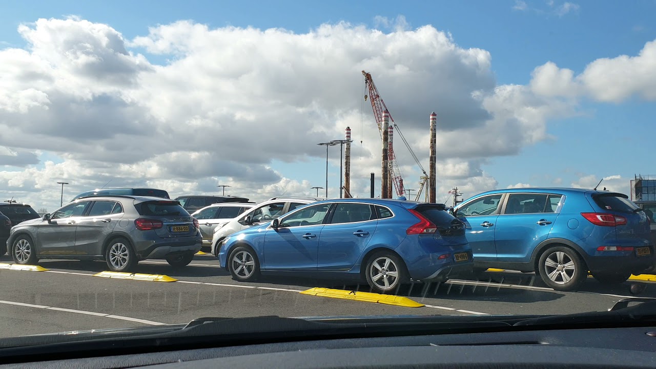 Texel. met de auto de TESO op en af