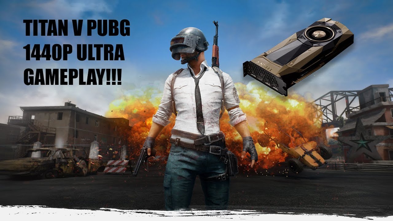Titan V PUBG 8700K 5.2 GHz Gameplay 1