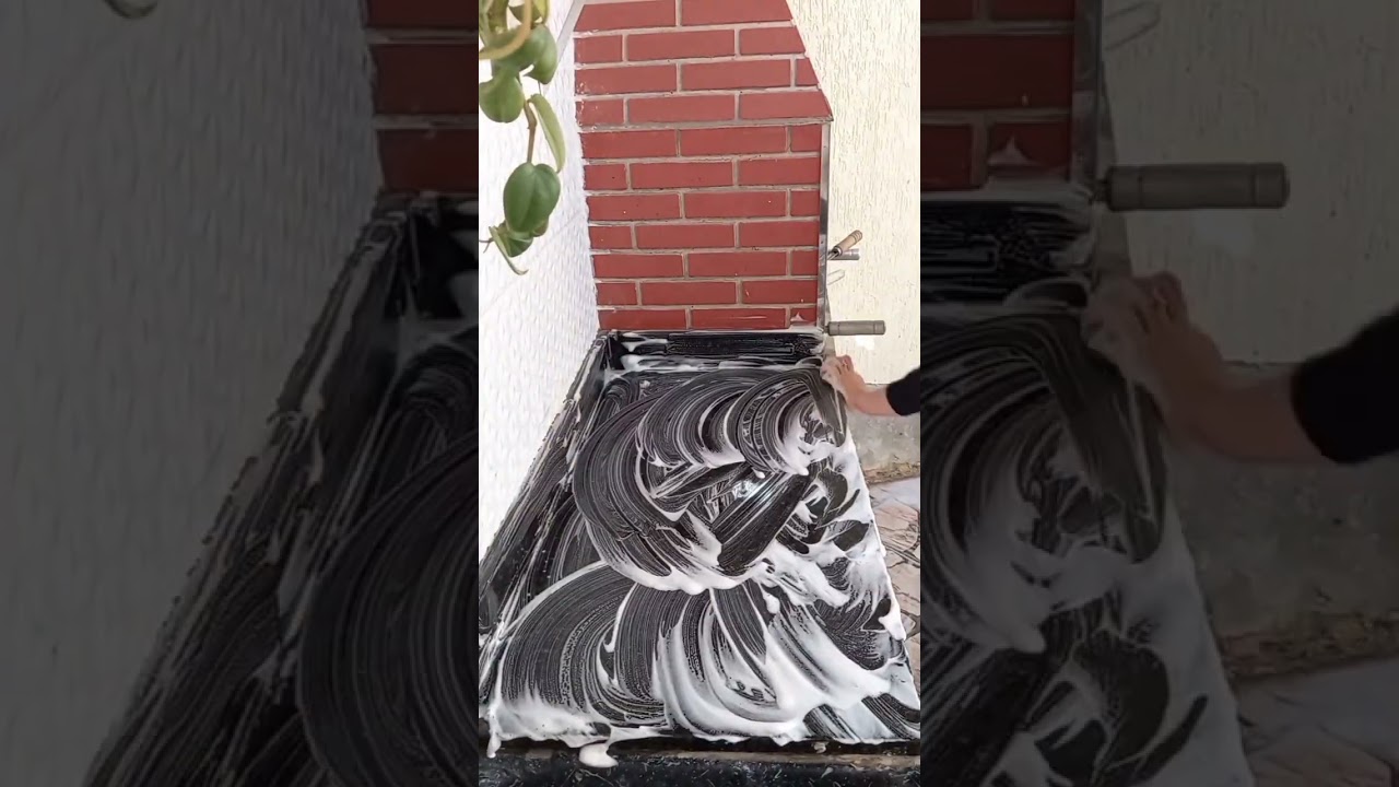 limpeza satisfat&oacute;ria ap&oacute;s reforma #asmrsatisfying #limpeza #cleantok #faxina