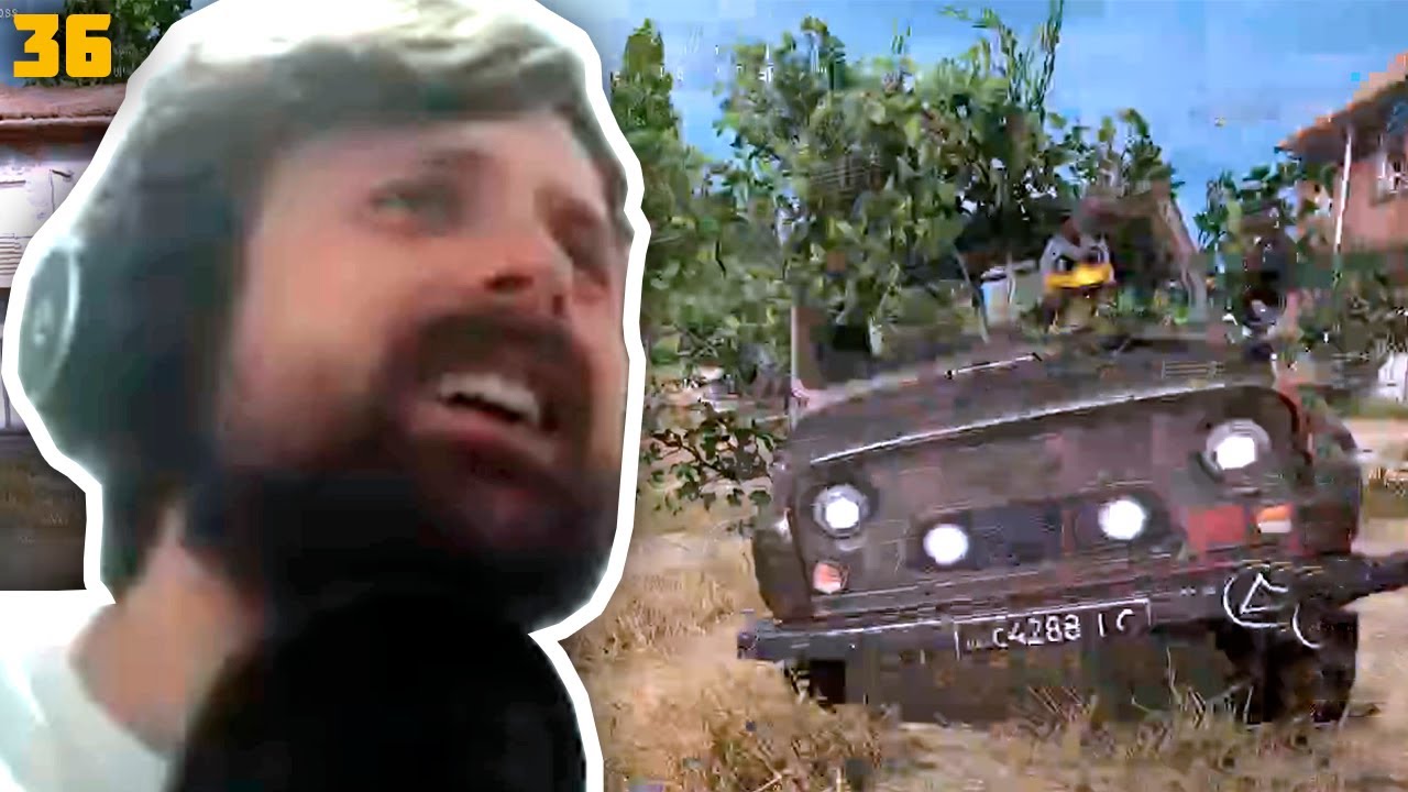 Bush camouflage Car