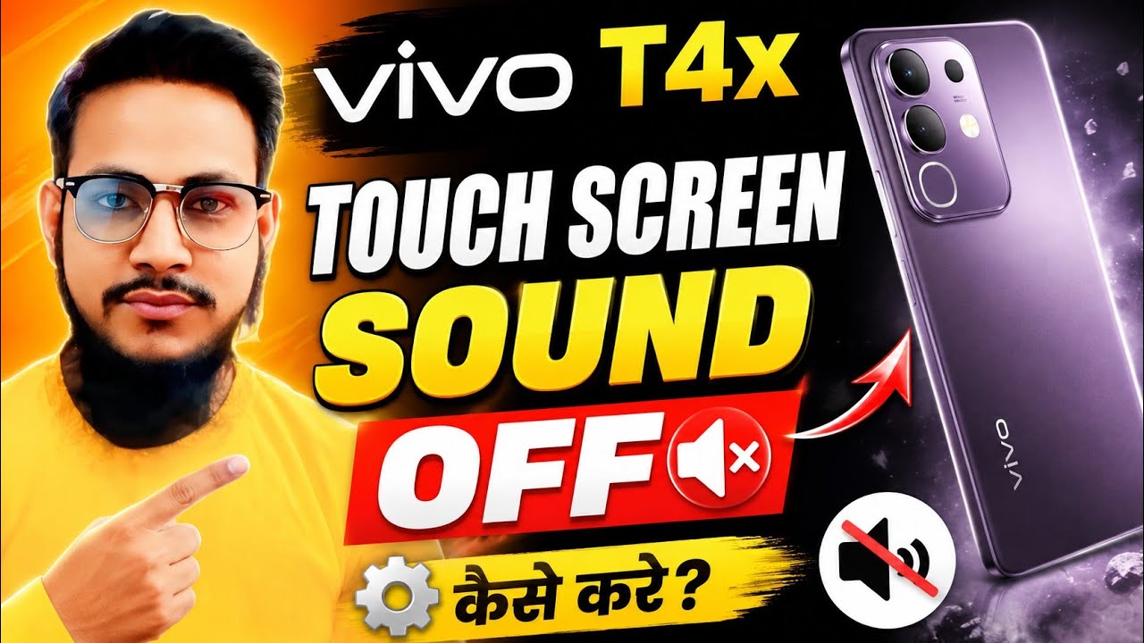 vivot4x में touch screen sound off kaise kare 🤔?||how to ViVoT4X touch Screen Sound Off /#vivot4x