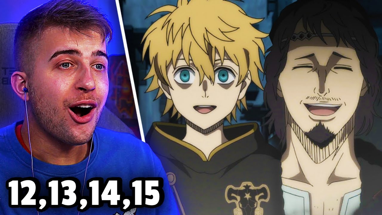 LUCK IS INSANE!! DIAMOND MAGE?! Black Clover Episode 12, 13, 14 & 15 REACTION + REVIEW