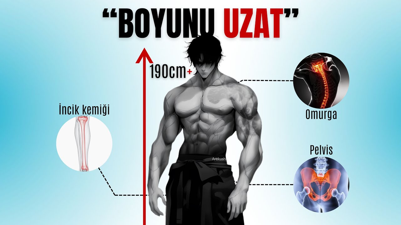 Kemiklerini b&uuml;y&uuml;terek BOYUNU UZAT (ergenlik sonrasında bile işe yarıyor)