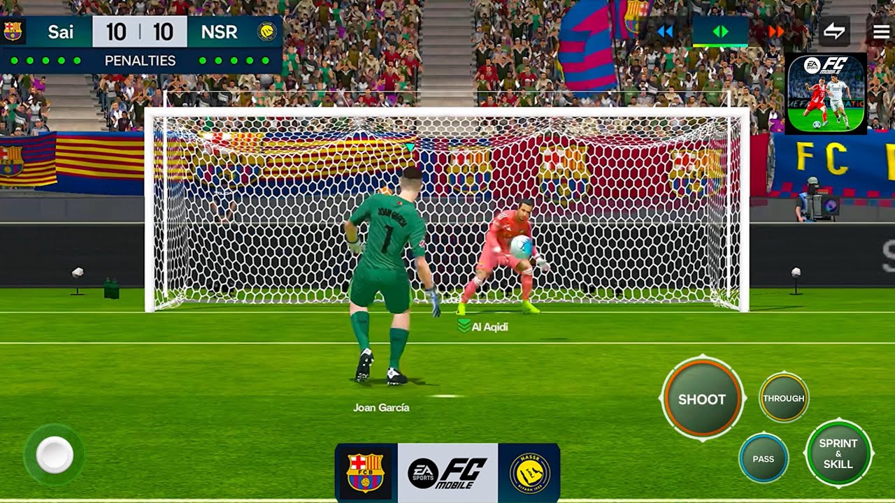 Fc Mobile Penalty Shootout #94 FC Barcelona Vs Al-Nassr FC #fcmobile26