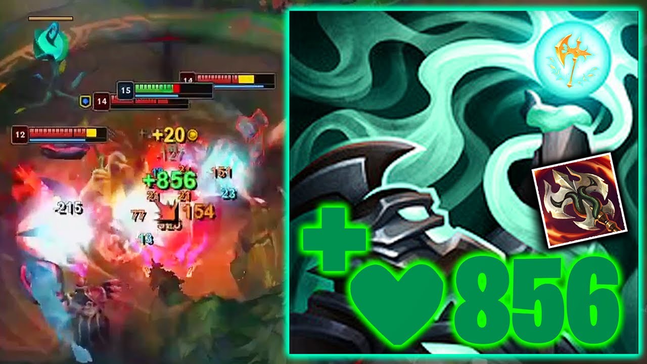 HECARIM - INSANE LIFE STEAL 1V5 PENTAKILL