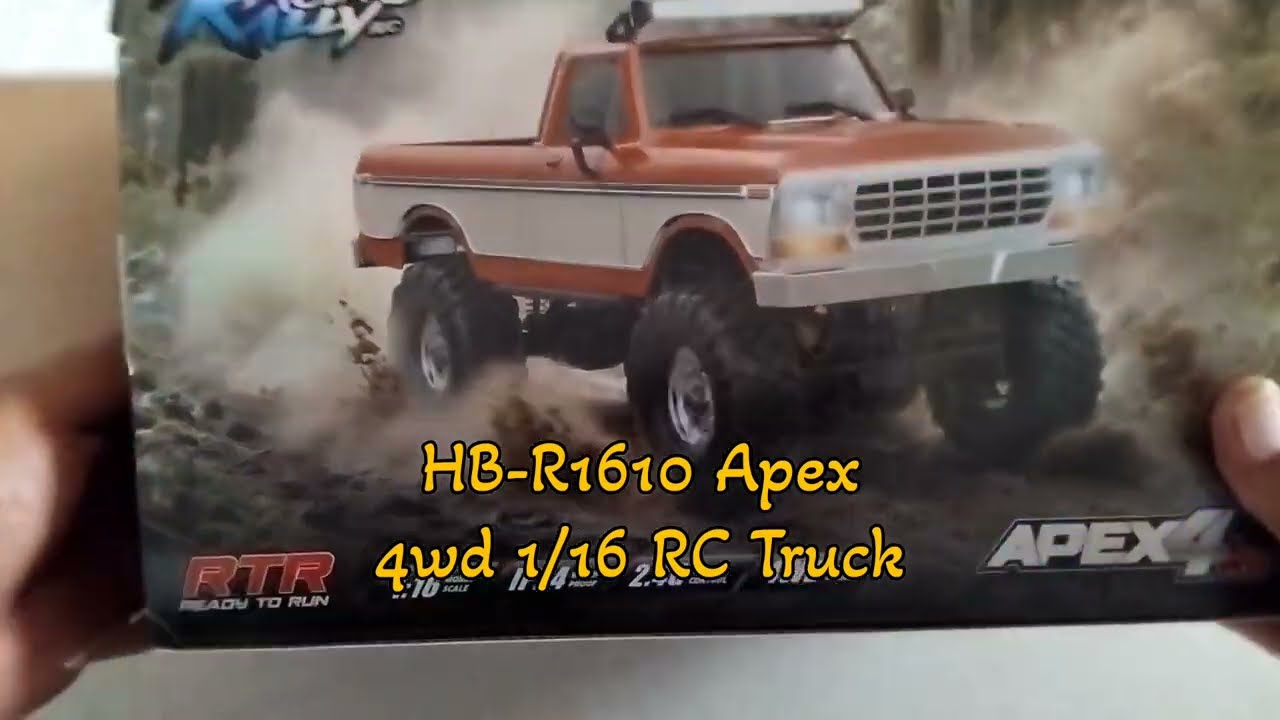 Unboxing the HB-R1610 Apex 4wd RC Crawler. #rc #rccrawler #hb #R1610 #unboxing, #fun, #ford #f100