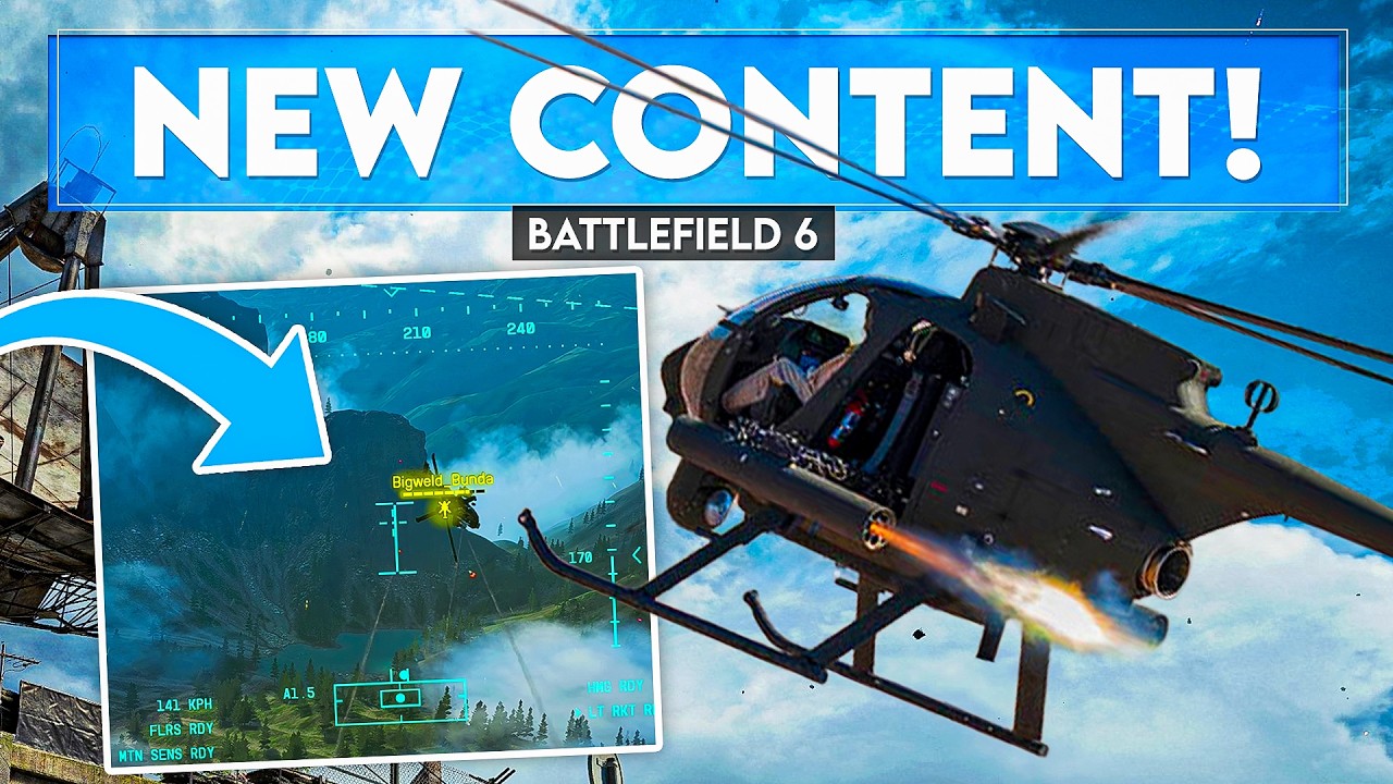 MASTERING The AH-6 Little Bird in Battlefield 6 - Day 2!