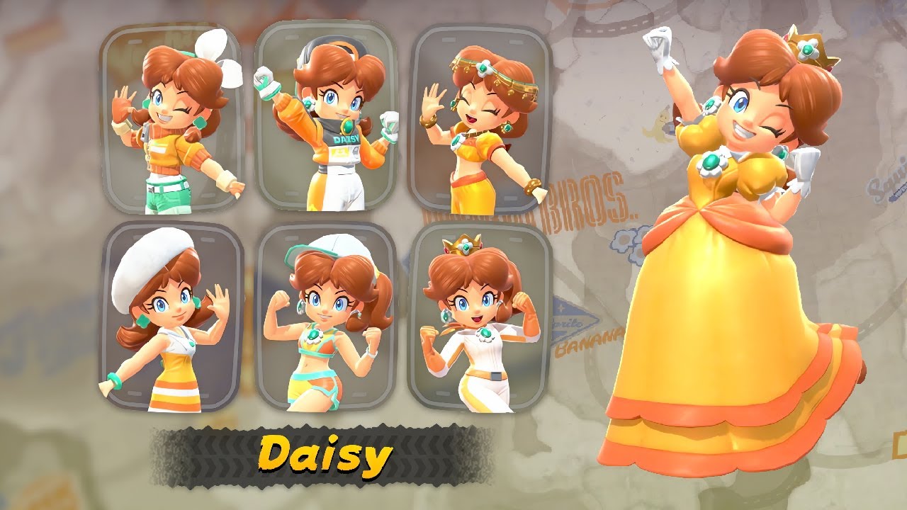 Mario Kart World - How To Unlock ALL Daisy Costumes