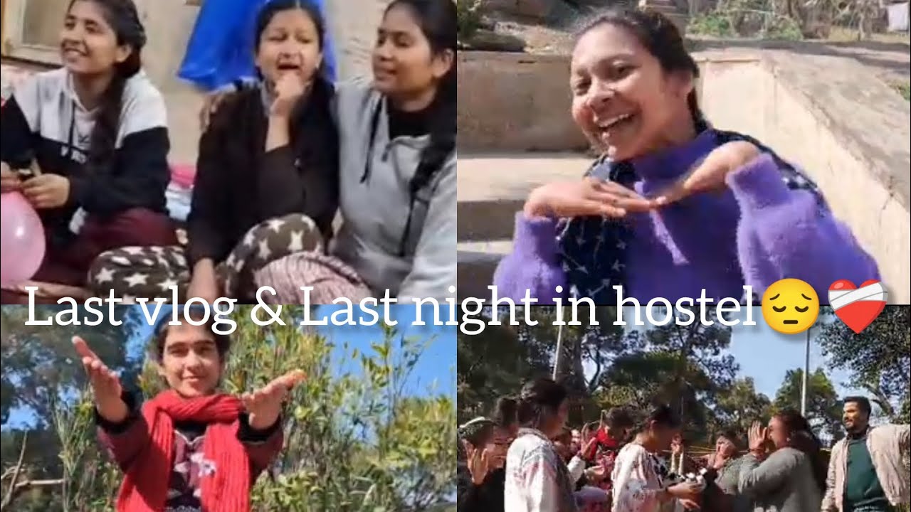 Unexpected surprise party by juniors🤗🥳🧡My Last Vlog in Hostel 💭🥺✨#minivlog #yt #hostellife 