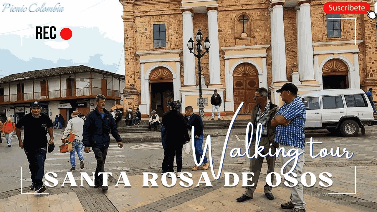 Walk Tour Santa Rosa de Osos Antioquia Walking Tour Recorrido POV sin Cortes sin Filtros | COLOMBIA