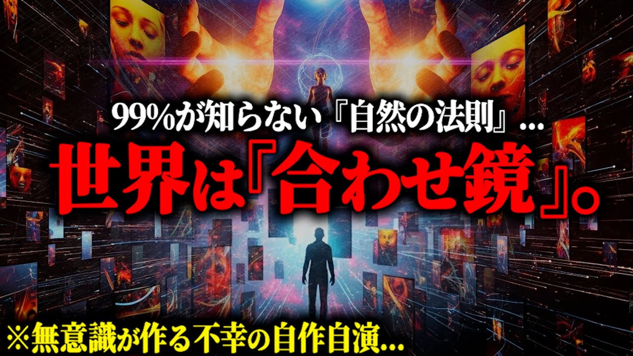 【衝撃】人生が苦しい本当の理由が判明。99%が知らない現実を好転させる「自然の法則」がヤバすぎた...【自然の法則 鏡の法則 Be-Do-Haveの法則】