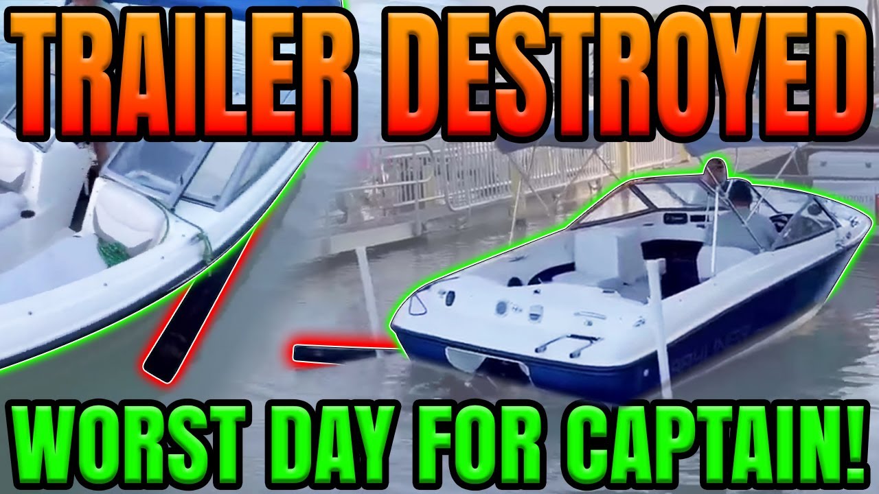 He RIPS BUNK Off Trailer! Destroys Stainless Prop! Worst Day For Captain!- E21