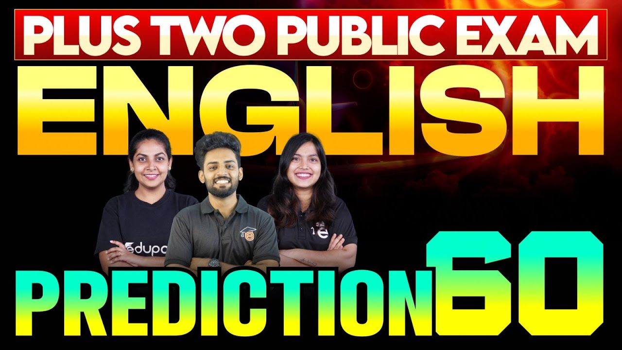 Plus Two Public Exam English | Prediction 60 | Eduport Plus Two