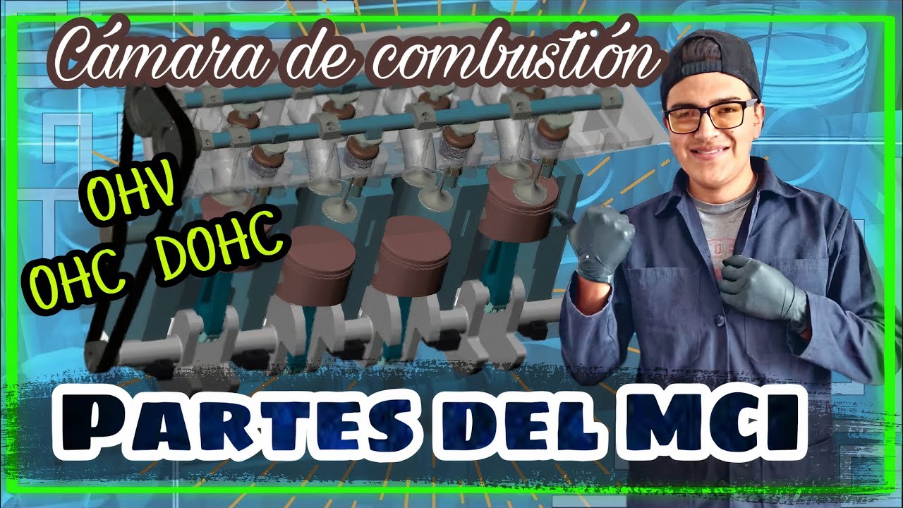 Partes del Motor de Combustión Interna - FIJAS Y MOVILES | TIPOS de MCI y Cámaras de Combustión.
