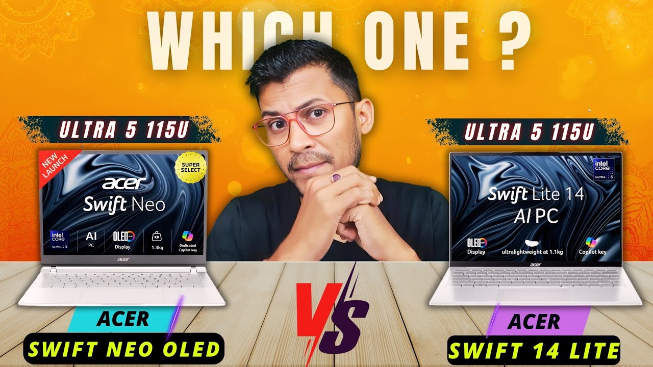 Сравнение компьютеров с искусственным интеллектом Acer Swift Neo OLED и Acer Swift Lite 14 🔥Ultra...