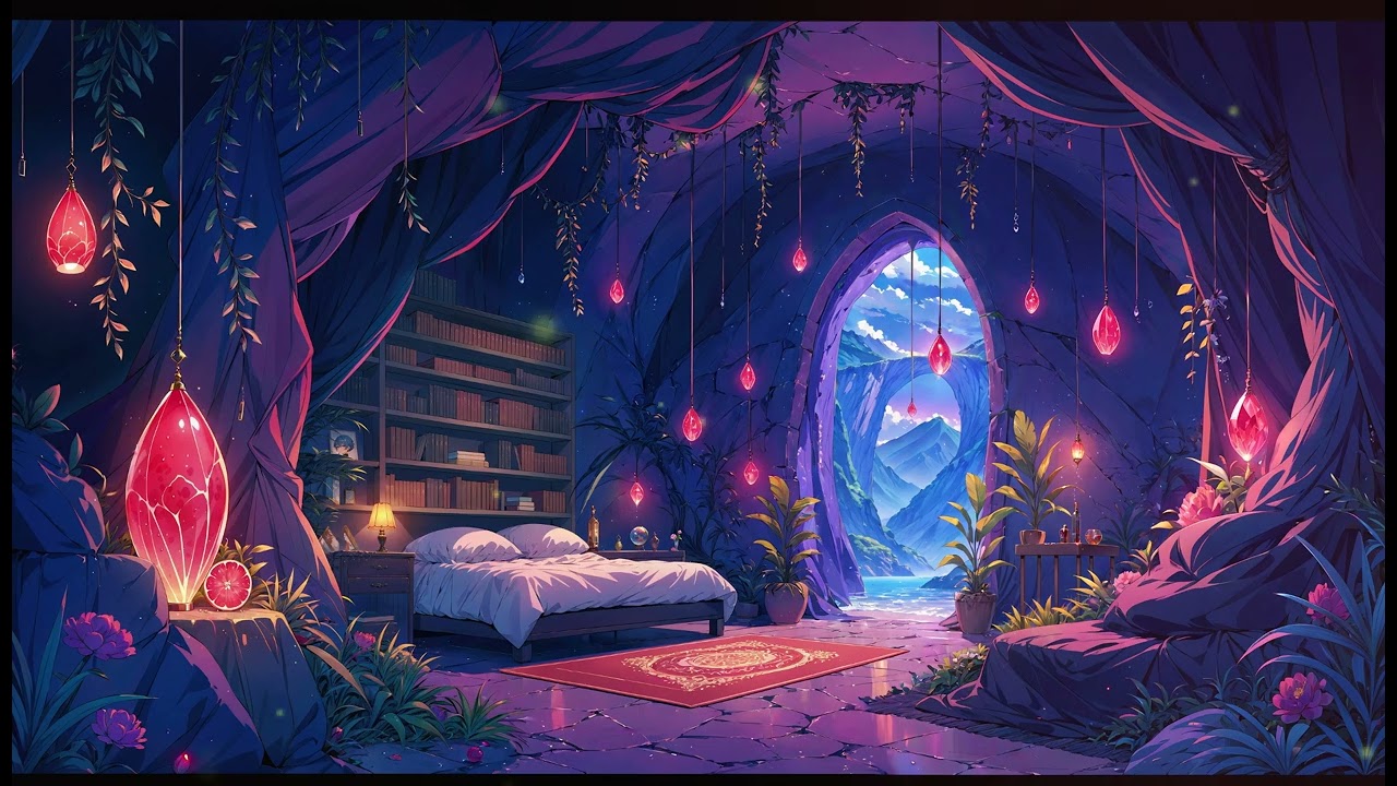 enchanted reading cave | soft lofi to study and relax