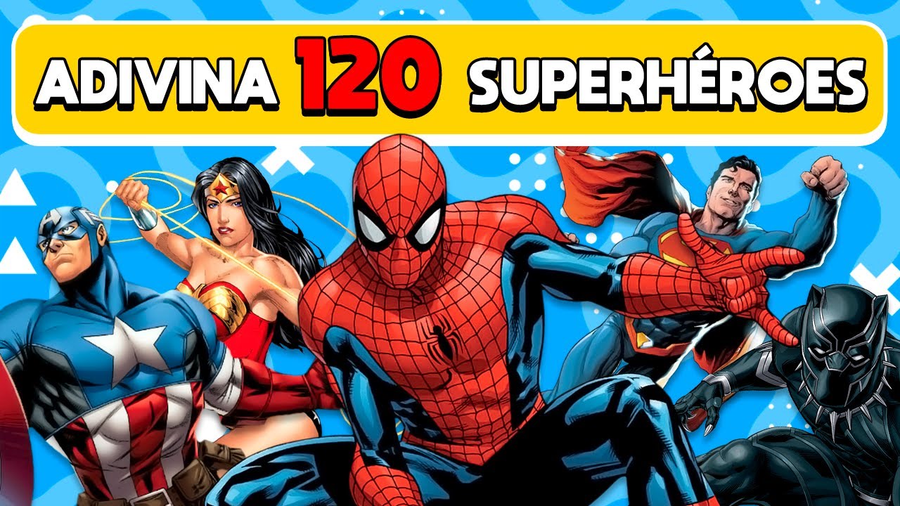 Adivina 120 SUPERHÉROES Nivel Experto 🤔🧠🧐 | Test Comics | Trivia Superhéroes | DiverTrivia ✅