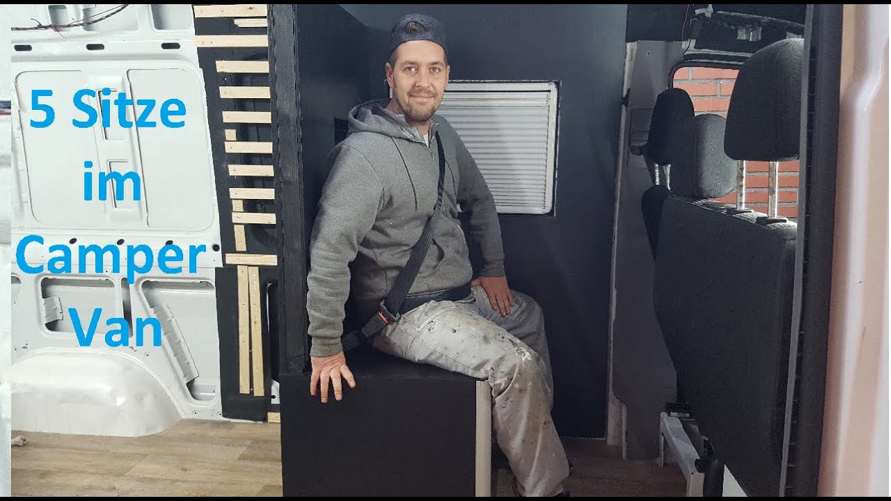 Sprinter Van 2 Sitze mit TÜV Gurtbock Einbauen Verkleiden