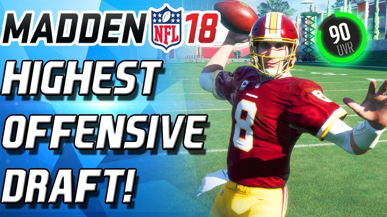 BEST OFFENSIVE DRAFT WITH ODELL BECKHAM! HIGHEST 90 OVERALL!  - Madden 18 Ultimate Team
