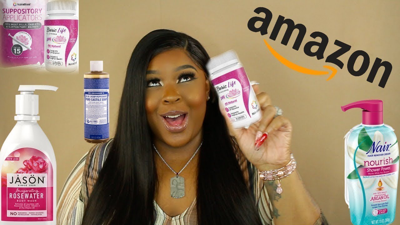 AMAZON FAVORITES! FEMININE HYGIENE EDITION! WHAT I USE TO KEEP MY KITTY FRESH AND ODOR FREE