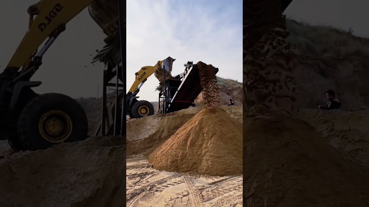 Sediment separator and sand screen  #equipment #machine #stonemachine #sand #mining #quarry #screen