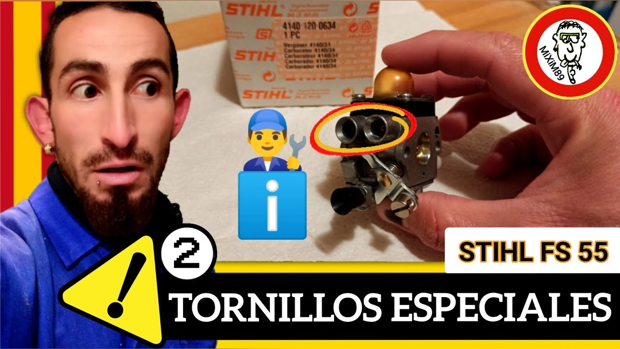 2️⃣ Stihl FS 55: ¡Cómo CALIBRAR Carburadores ZAMA 🔧 CORRECTAMENTE! by mixim89