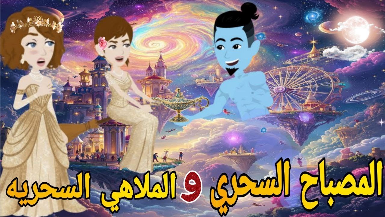 المصباح السحرى  والملاهي السحريه ❤ قصه كامله كوميدى رومانسي   #حكايتنا_انا_وبنتي