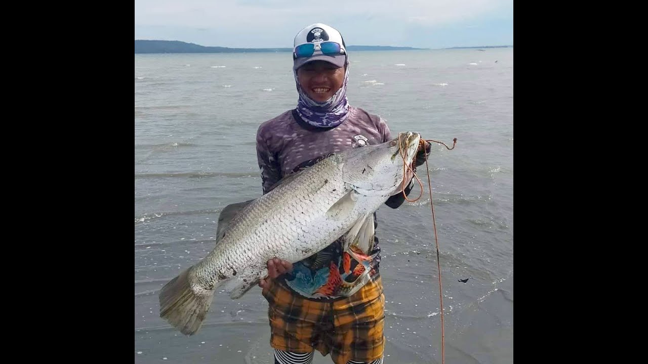 Lorene Balalut catches big barramundi