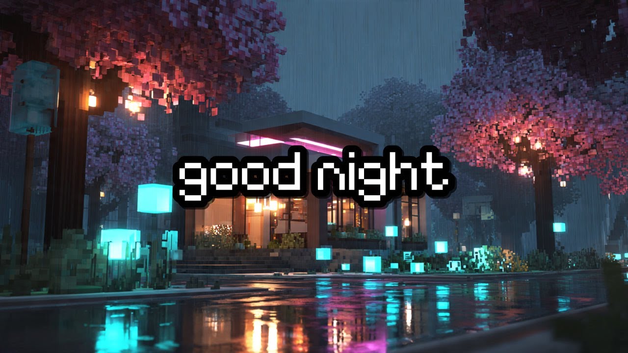 you made it through today… rest now (minecraft music, soft rain)