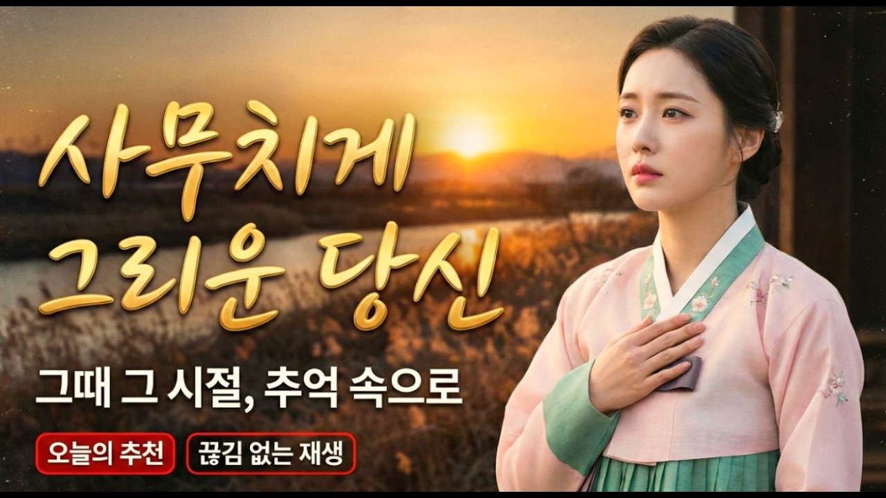 지친 마음 달래주는 위로의 노래 💧 사무치게 그리운 당신 | 고음질 감성 트롯 연속 재생 (구독❤️)