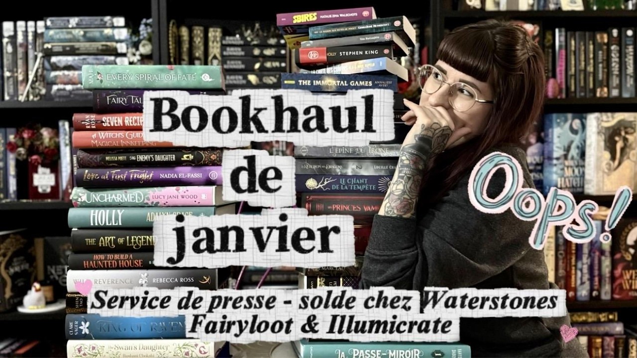 Bookhaul janvier 2026 - Service de presse SP / Waterstones / Fairyloot et Illumicrate