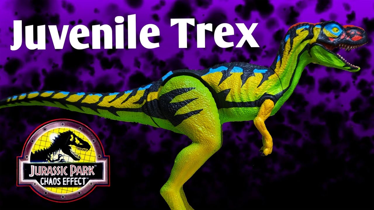 Juvenile Chaos Effect T-Rex (Rods Random Work) 3D Printed Figure