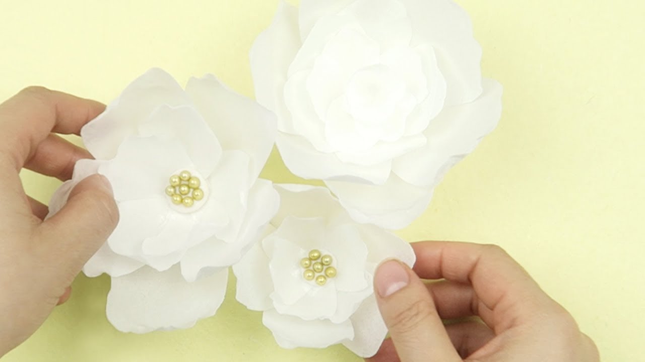 Easy Wafer Flower Tutorial | April 2018
