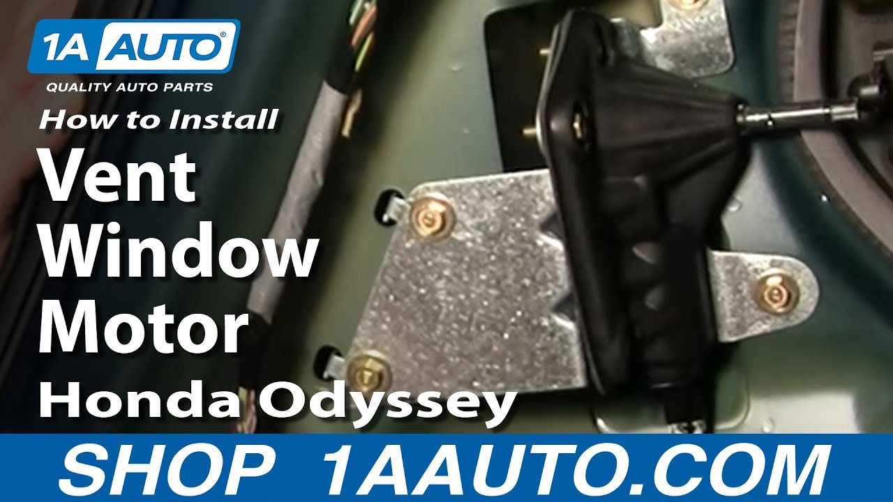How to Replace Vent Window Motor 99-04 Honda Odyssey