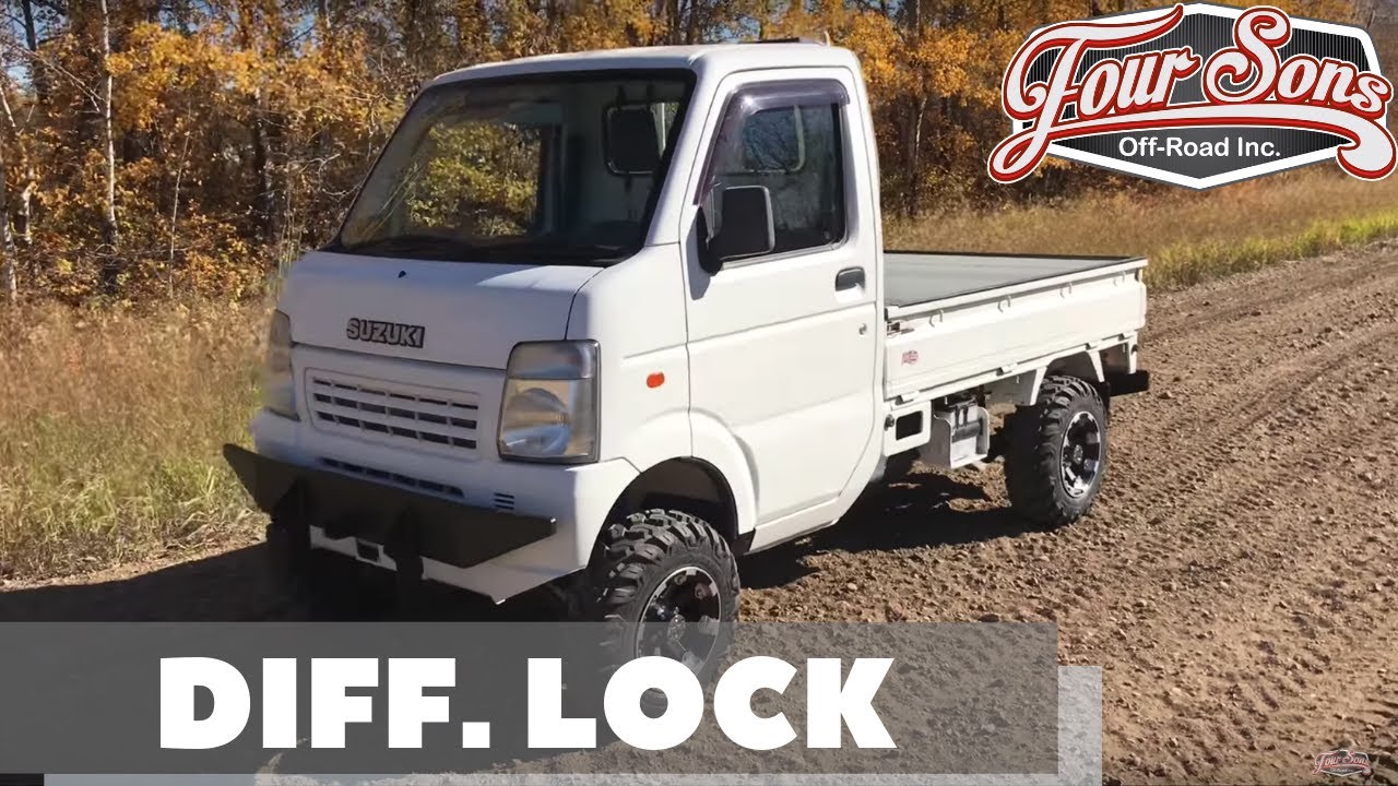 Custom Suzuki Carry Mini Truck with Diff. Lock! Test Drive